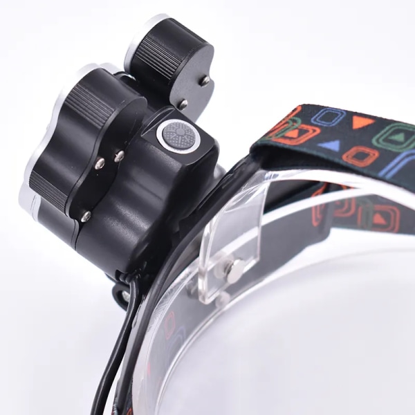 Pannlampa Uppladdningsbar - Strålkastare att bära Hög Lumen - Led Pannlampa Ficklampa USB - Vattentäta Strålkastare för vuxna - Strålkastare Utomhus LED Uppladdning