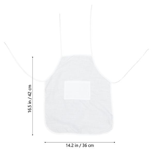 1 Set Pojkbakningsförkläde Kockkostym Förkläde Karriärrollspel Hatt Matlagningsspel 42X36CM 42X36CM