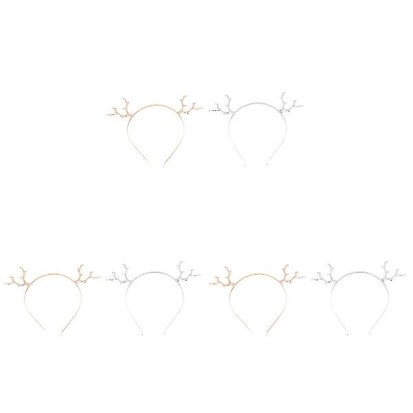 6 kpl Joulupukki Päännauha Piirretty Hiukset Cosplay Hiukset Antler Hairhoop6 kpl 6 pcs