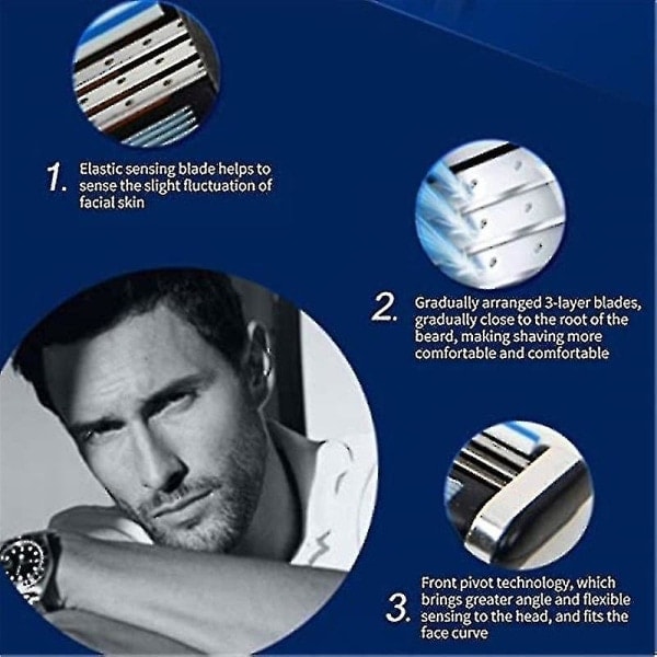 Mach 3 Barberblad Refill 24 stk, Barberblad for Menn_RY