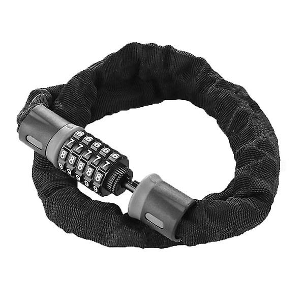 Kjede Sykkellås Sykkel Kode Lås Motorsykkellås Sykkellås Stropp Digit Sykkellås Sykling Lås Selvlåsende Head 150X4CM
