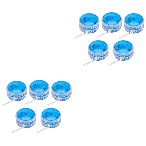 15 st Led Luminous Yoyo Leksak Rolig Blinkande Yo-yo Leksak Kreativ Plast Yo-yo Boll Nyhet Dra Snöre Yo 10 pcs 5.7*5.7cm