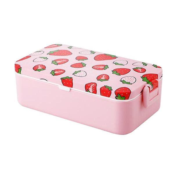 Luova Bento Box -lounasrasia Kannettava 1-tasoinen Lounasrasia Opiskelijalle Työntekijälle 19X11X6CM 19X11X6CM