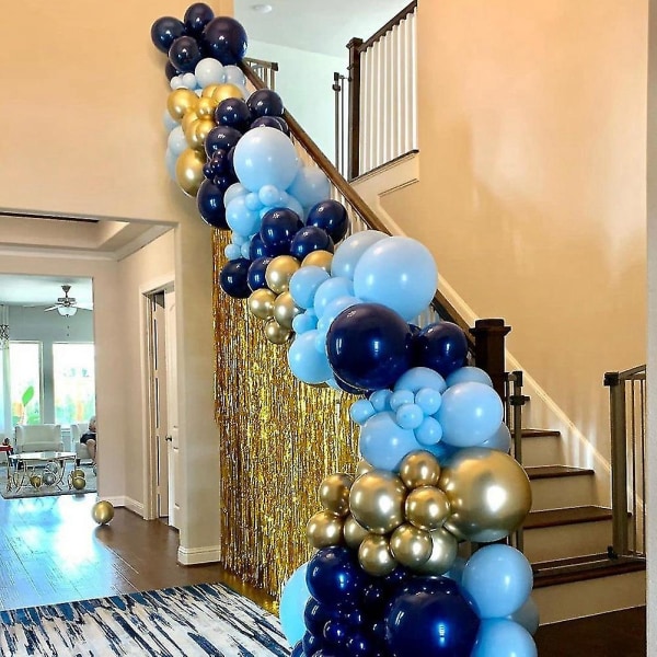 DIY Ballonggirland med Marinblå Ballongbåge-kit