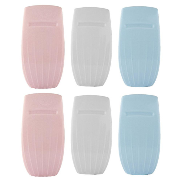 6 kpl Koti Peittopidikkeet Ilman Neulaa Liukumattomat Jäljettömät Vuodevaatteiden Kiinnikkeet Sekalaiset Värit 6.3X3CM Assorted Color 6.3X3CM