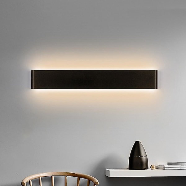 12W Rektangulär LED Vägglampa Sänglampa Hembelysning Varm Ljus