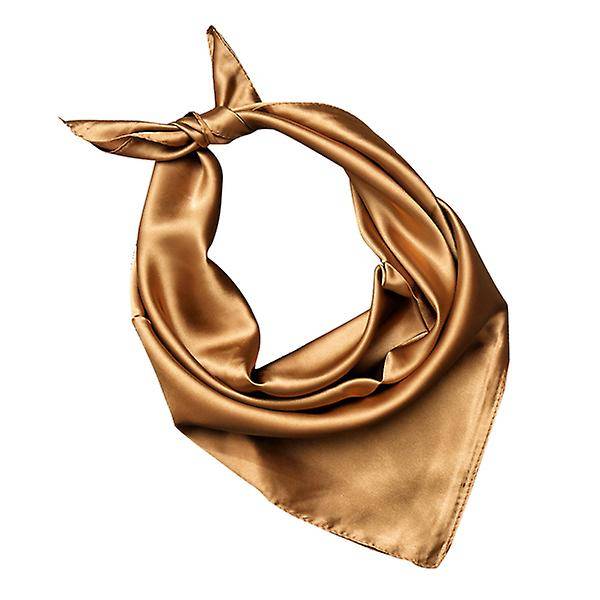 Dam Scarf i Solid Färg, Modeaccessoar (Ljus Lila)Golden60X60cm Golden 60X60cm