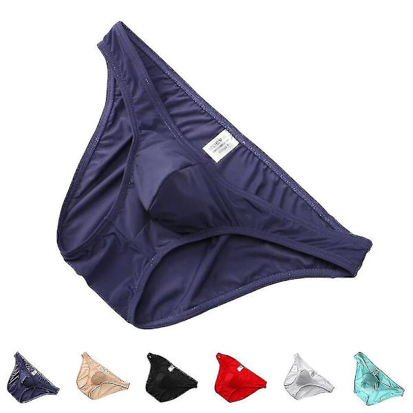 Herre Lav Talje Trusser Komfortabelt Stræk Undertøj Sports Trusser Pose Underbukser XLRoyal Blue XL Royal Blue