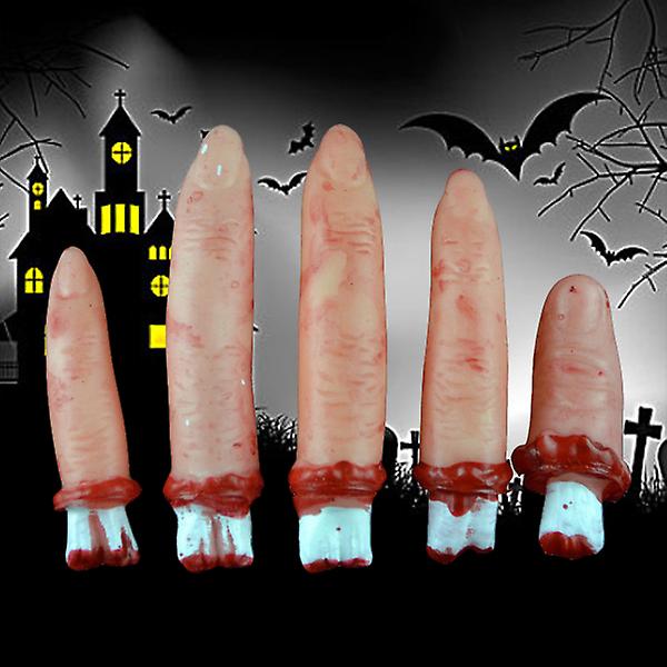 5 stk Halloween rekvisitter, skræmmende Halloween rekvisitter, spøgelseshus kostume, Halloween horror rekvisitter 5 stk 5pcs