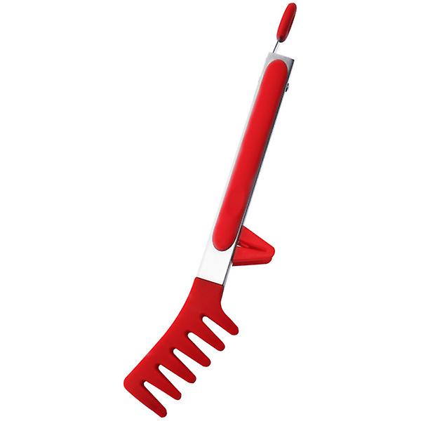 Husholdningsmatklype Multifunksjonell Spaghetti Tang Praktisk Pastatang Pasta Tilbehør Rød 33.5X2X2CM Red 33.5X2X2CM