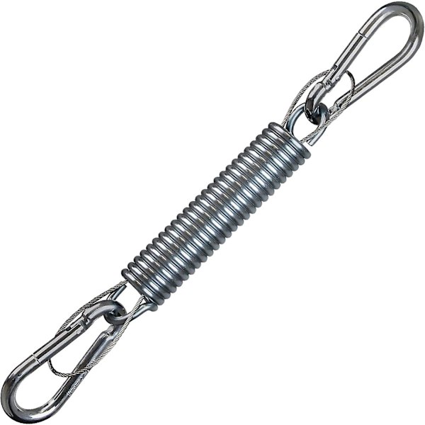 Svingestol Ophængningssæt - Fjeder, Høj Belastning, 2 Karabiner, Sikkerhedstov - Ophængningshardware Til Sandsække, Gynger, Svingende Verandaer, Havehængekøjer