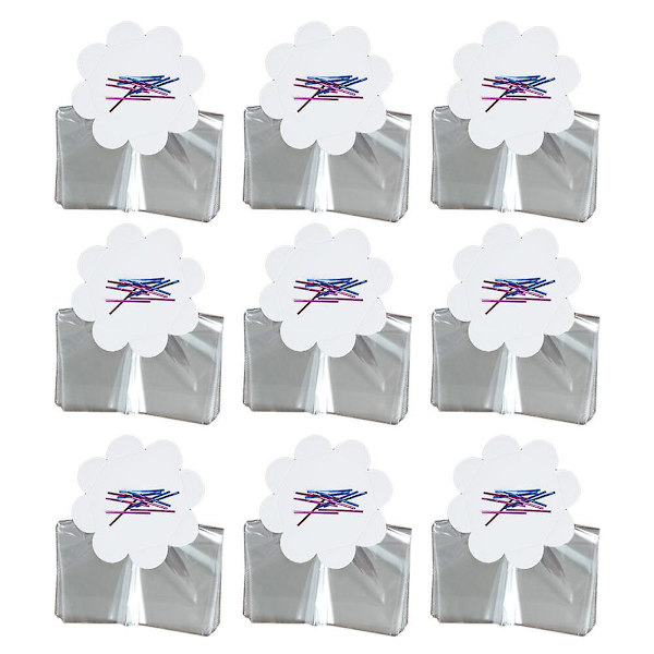 20-pack Enkla Kakförpackningslådor Dessertförpackningslåda Bärbar Bakbehållare Delikat DIY Presentask Födelsedagsfesttillbehör (6 tum) Vit 36X17CM White 36X17CM