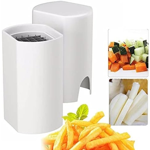Manuell potatisskärare, professionell pommes frites-skärare, grönsaksskärare med galler