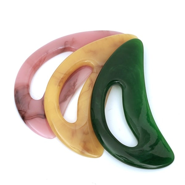RYI)Gua Sha Massasjesett for Ansikt, Ben, Cellulitter, Lymfedrenasje for Dypvevsspenning og Smerte