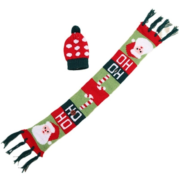 Julvinflaskeöverdrag Stickade Flaskkläder Snöflingemönster Flaska Jul Vinter Semesterfest Dekoration Tillbehör, 3-pack