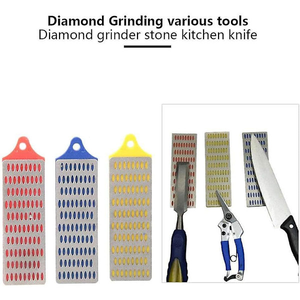 Diamantslipesteiner Verktøy Slipende Poleringshjul Plate For Meisler Jade Glass Fliser (3 stk, Flerfarget)