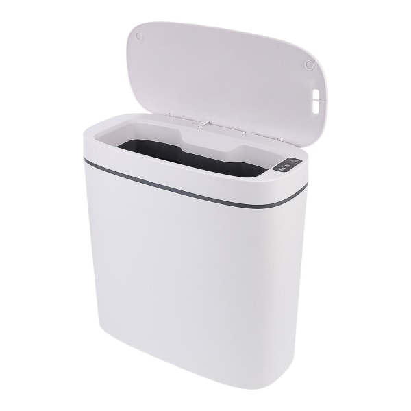 USB-laddningsbar Smart Sensor Soptunna Automatisk Hushålls Sensorbehållare Soptunna Vit 31X30.6X15CM White 31X30.6X15CM