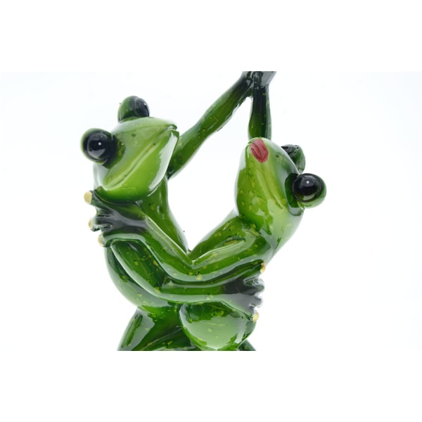 Par Grodor Statyer Grodfigurer Skulptur Hartshantverk Djursamling Prydnad Ära Grodfigurer