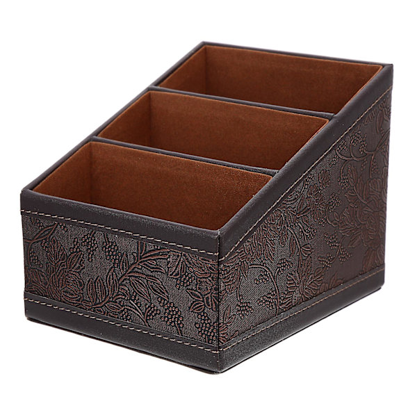 Fjernbetjening Holder Skrivebordsarrangør Diverse Opbevaringsboks Til Hjemmet Kontor 13.2X13.3X16.3CM 13.2X13.3X16.3CM