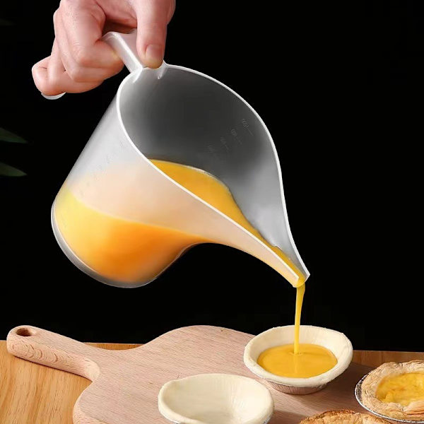 1000ml Traktorkanne Transparent Målebeger med Tute for Sirup