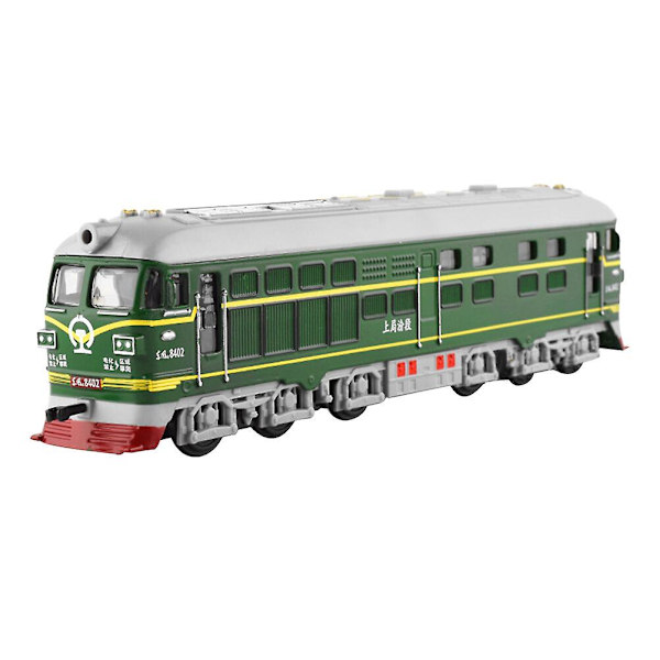 Gammelt Legetøj Børnetog Legesæt Klassisk Tog Ornament Børnebil Legetøj Model Tog Grøn Green