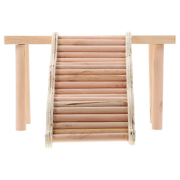 Leksaker för Hamstrar Träfågelholkar för Hamstrar Marsvin Plattform Hamster Träbord Hamster Lekplats 24X11X13 24X11X13.5CM