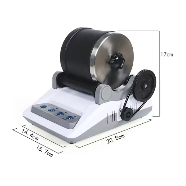NATIONAL GEOGRAPHHobby Rock Tumbler Kit - Indeholder rå ædelstene, poleringskorn, smykkefæster og en detaljeret læringsguide8-