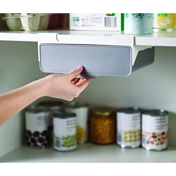 CupboardStore: Skuff under hylle - Grå 85148 - En størrelse