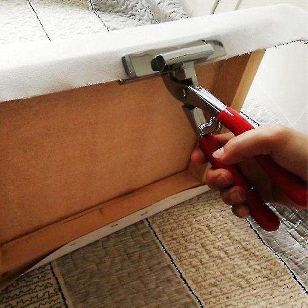 Canvassträckartång i rostfritt stål, professionell med bred käft, 1 st