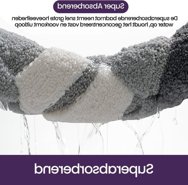 DEXI Badeværelsestæppe Måtte 50 x 80 cm, Ekstra Blød og Absorberende Mikrofiber Bademåtte, Skridsikker Maskinvaskbar Bademåtte til Badeværelse Badekar Bruser, Grå