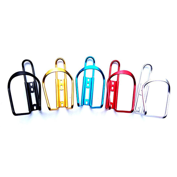 1 stk Ultralett Vannflaskeholder i Aluminiumlegering Mtb Landeveissykkel Sykling Drikkekoppholder Flaskebur Red