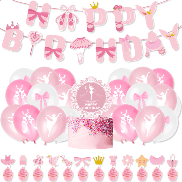 Födelsedagsdekoration för flickor, folieballong på födelsedagen, ballong/regnbåge/stjärna, dekorationssats för födelsedagsfestbakgrund