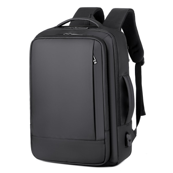 Rejse Laptop Rygsæk til Mænd Kvinder Arbejde Business Computer Tasker College Sygeplejerske Rygsæk Dagpakke med USB Port, Laptop. (Sort)