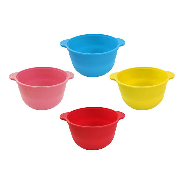 4 kpl Kasvojen Tarvikkeita Kasvojen Sekoituskulhosetti Mini Vahaussäiliö Pinsetit Valmistelukulhot Vahauskulho Seasoni 14x7cm