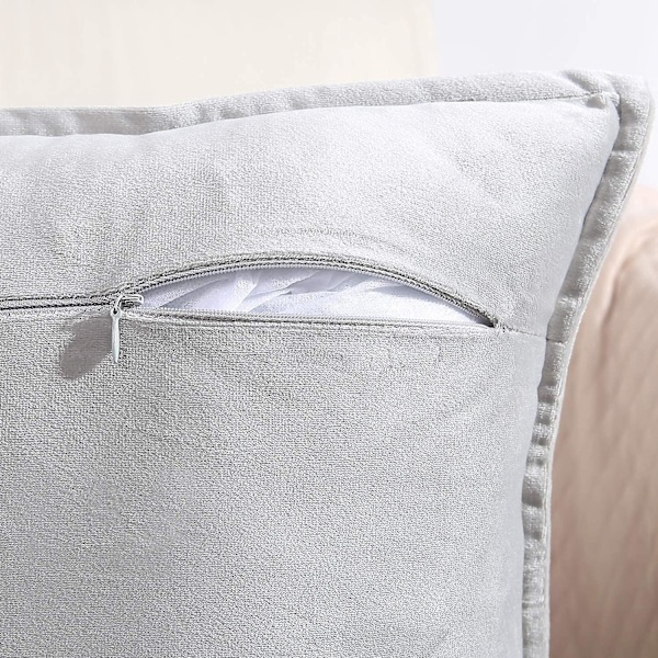 Stretch Kuddeöverdrag Soffa Kudde Möbelskydd Överdrag Soff Sittdyna Överdrag För Soff 3-Sits Kuddeöverdrag För Stol (3-Sits, Ljusgrå)