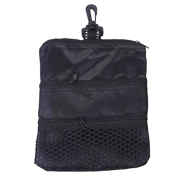 1 kpl Kannettava Tee-säilytyspussi Pallopussipidike Tarvikkeet (musta)Musta19.15cm Black 19.15cm