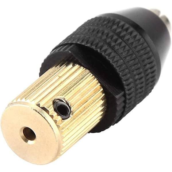 Mini Nyckelös Chuck, Mini Elektrisk Borrchuck Klämkapacitet 0,3-3,4 mm (2 mm Hål), Mini Elektrisk Borrkolv Tillbehör, För Motoraxel