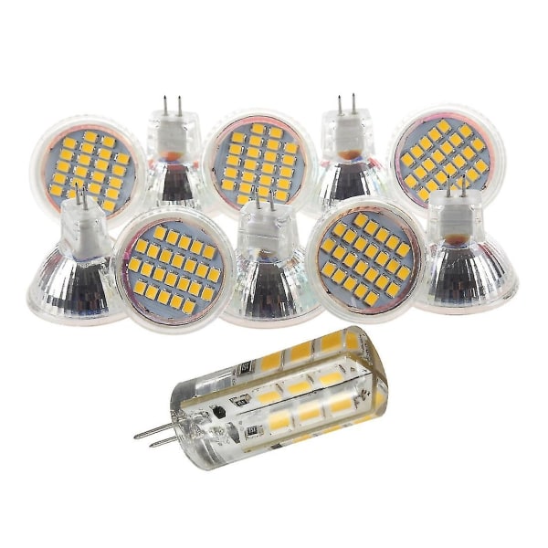 1 stk LED-lys erstatning for halogenpære 12V - varm hvit