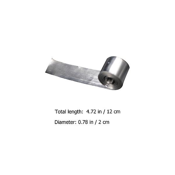 1 Påse Fiskeblyplåt Fiskeblyrullar Fisketackeltillbehör FisketillbehörSilver2X12CM Silver 2X12CM