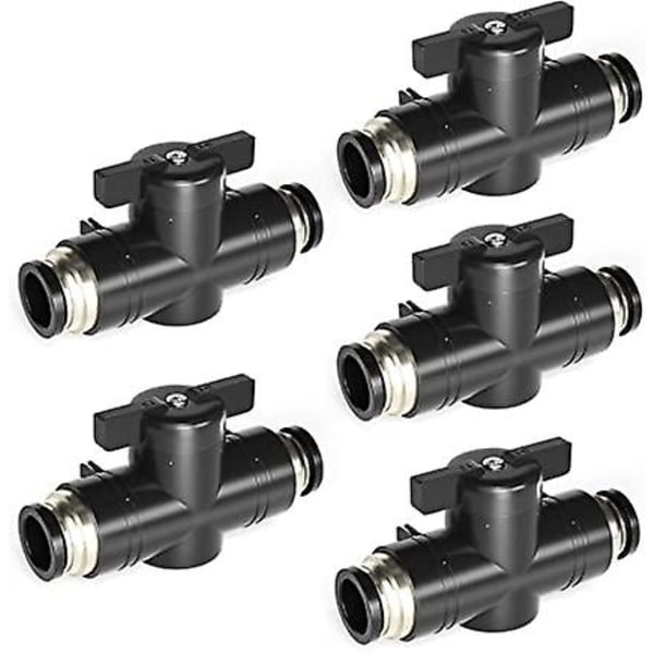 Pneumatisk kulventil, Push To Connect styrventilsanslutningar