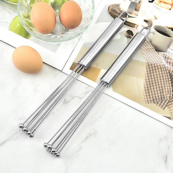 Äggvisp Äggvisp Bollmixer Handmixer Matlagning Rostfritt Stål (2 st)