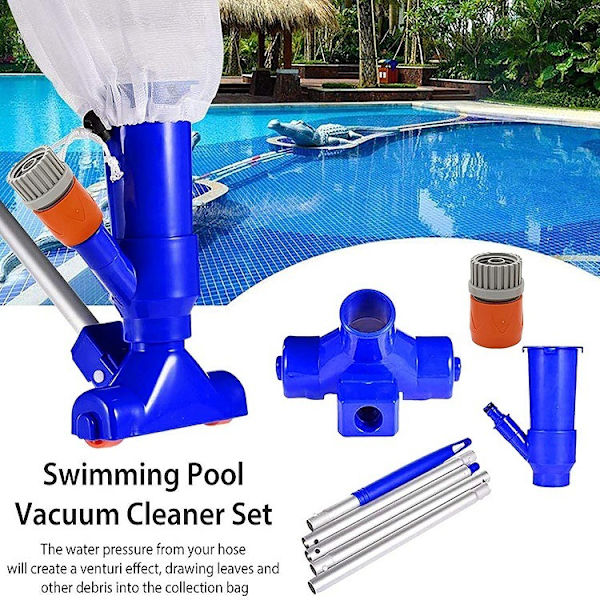 Kannettava Uima-altaan Imurit Jet Cleaner -setti Maanpäällisille Uima-altaille, Mini-imuri, Uima-altaat