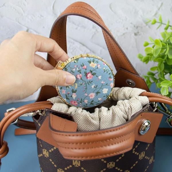 4 Pak Retro Blomster Makeup Spejl Lille Lomme Pung Spejle Skønhed Håndholdt Foldbar Bærbar Rejse Spejl til Kvinder Piger Dame