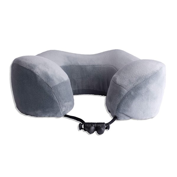 Nakkebeskyttelse U-formet pude cervikal pude memory foam lur rejsepude 100% polyester slidstærk 80 memory foam 28*29 cm_xrzi Sky blue
