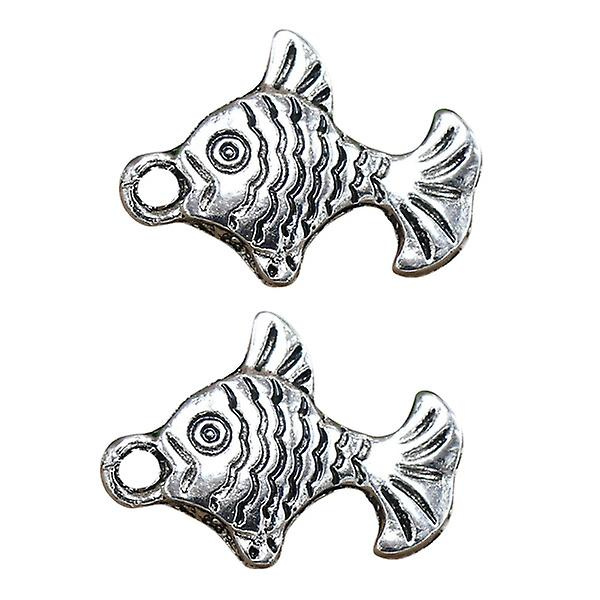 20 st Berlocker för Halsband, Legering, Berlock, Smycken, DIY-Berlocker Silver M
