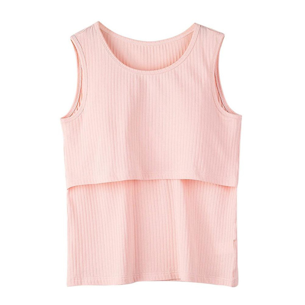 Amme-Sling Amme-Camisoler Ammejakke Graviditets Tøj Kvinde Ammevest Mater Pink XL