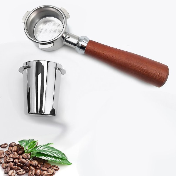 51mm Bottomless Portafilter, Doseringkopp Kaffe Muggverktøy