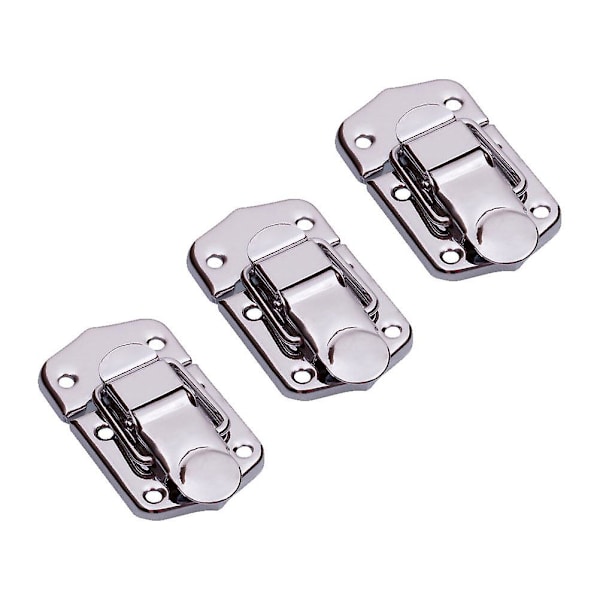 3 kpl Laatikko Lukot Olkalaukku Pakkaus Soljet Matkatavaroiden Lukot Ruostumaton Teräs Koukku Lukot 6 * 3,3 cm 6*3.3cm