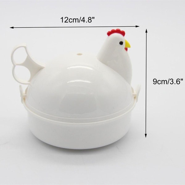 Eggkoker - 4 Egg Koking Dampkoker Pocher Koking for Hardkokte Egg