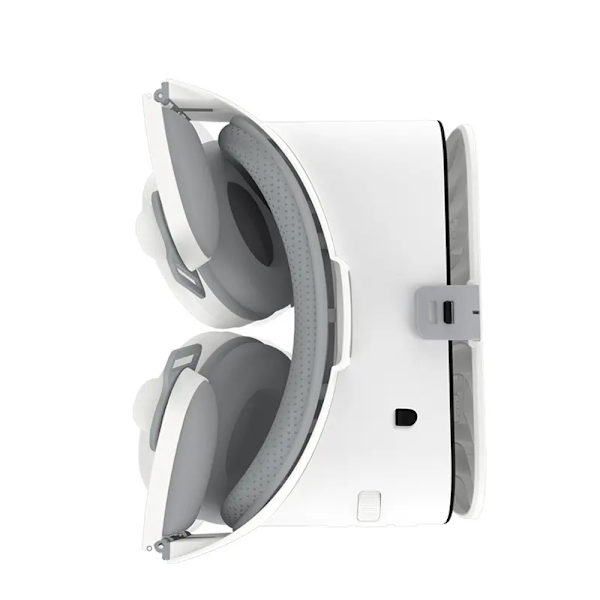 3D VR-headset, VR-briller med Bluetooth-hodetelefoner, 3D Virtual Reality-briller for iPhone/Samsung-filmer og